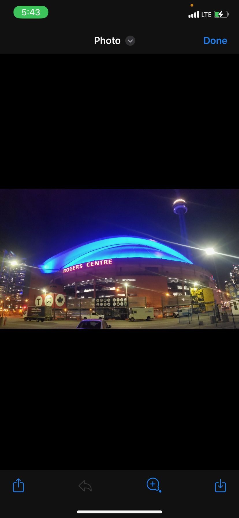 Rogers Centre dome lighting