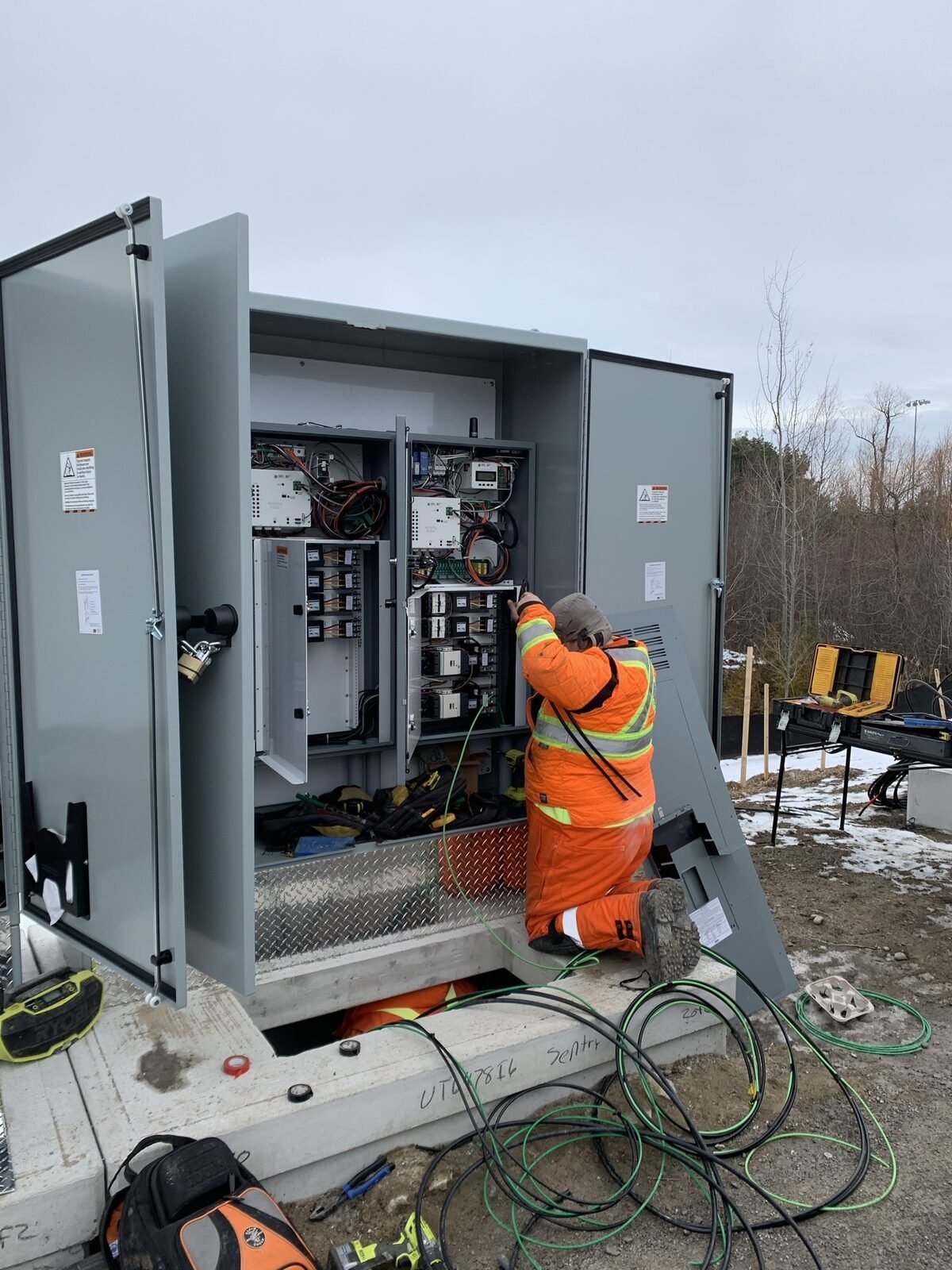 Commercial electrical panel work
