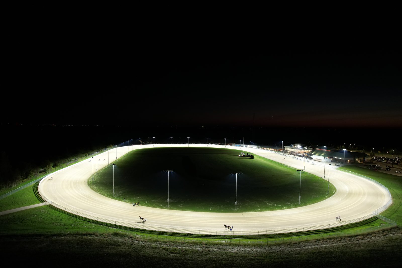 Grand River Raceway track lighting
